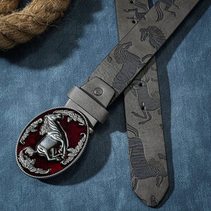 Cowboybälte galopperande hästspänne