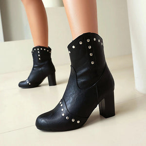 Cowgirl-Ankelboots med Nitar