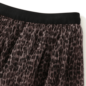 Leopardmönstrad tyllkjol