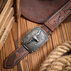 Longhorn westernbälte för dam