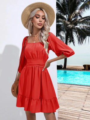 Mini klänning sommar