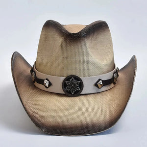 Stråcowboyhatt Herr Beige / One Size