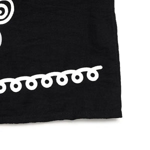 Svart sommarblus i Y2K-stil