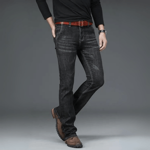 Svarta bootcut jeans herr Svartgrå / 27