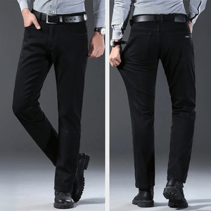 Svarta jeans herr straight
