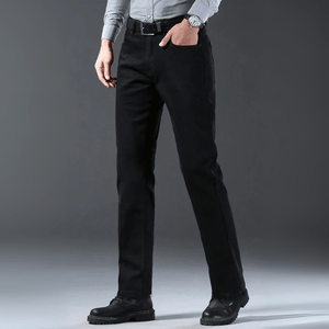 Svarta jeans herr straight