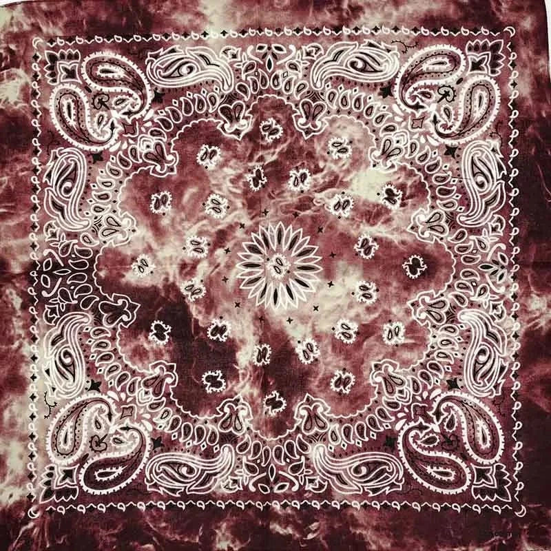 Vinröd Tie-Dye Bandana Vinröd