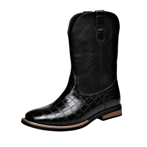 Ankle cowboy boots herr Svart / 38
