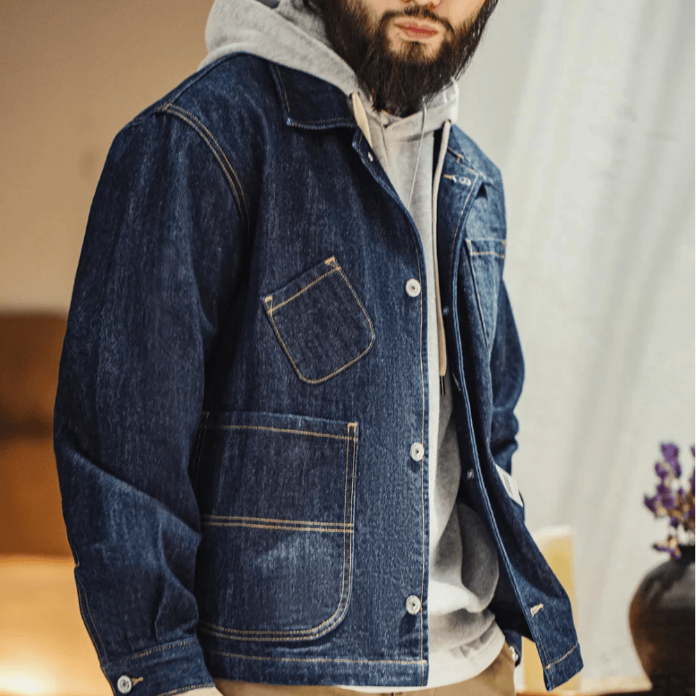 Arbets jacka jeans herr