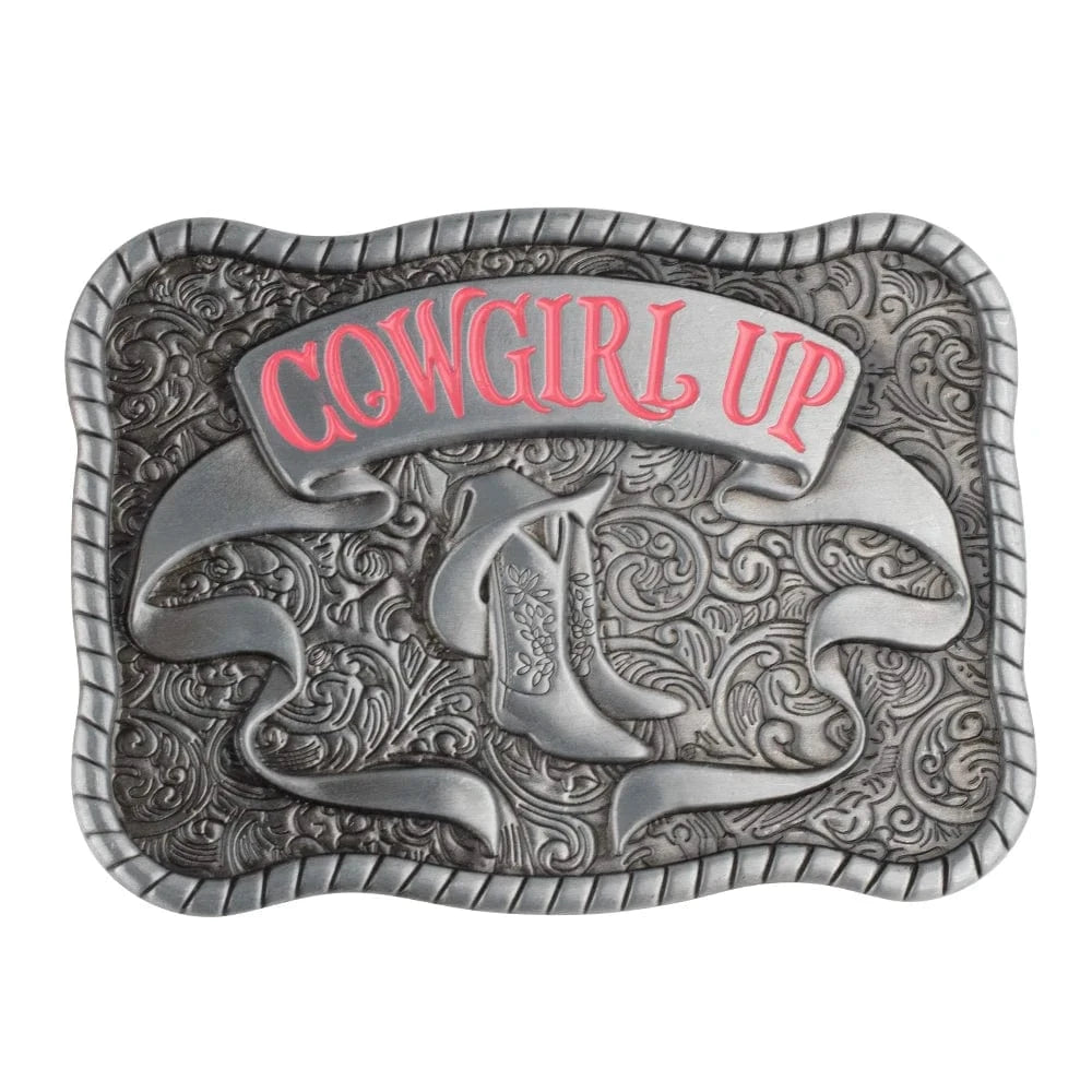 Bältespänne Cowgirl Up Rektangulära skor