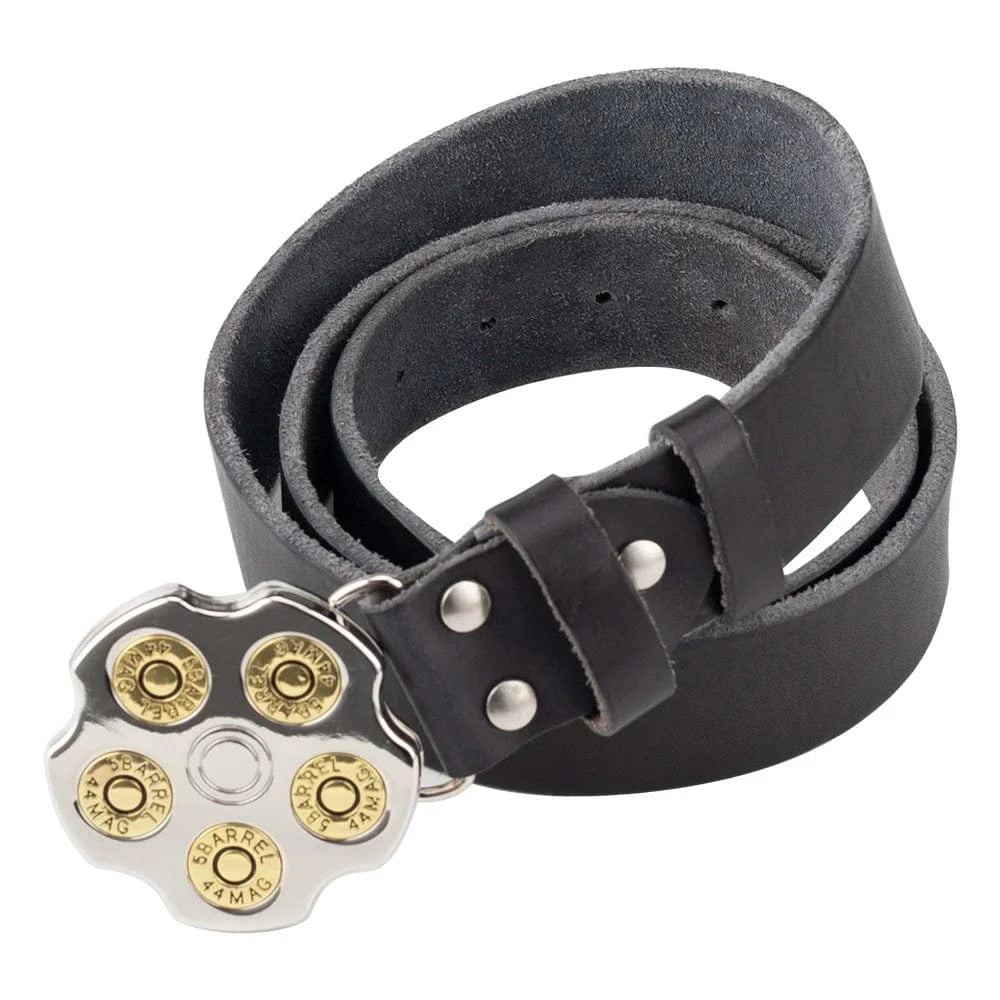 Bältesspänne revolver barrett western stil silver Silver