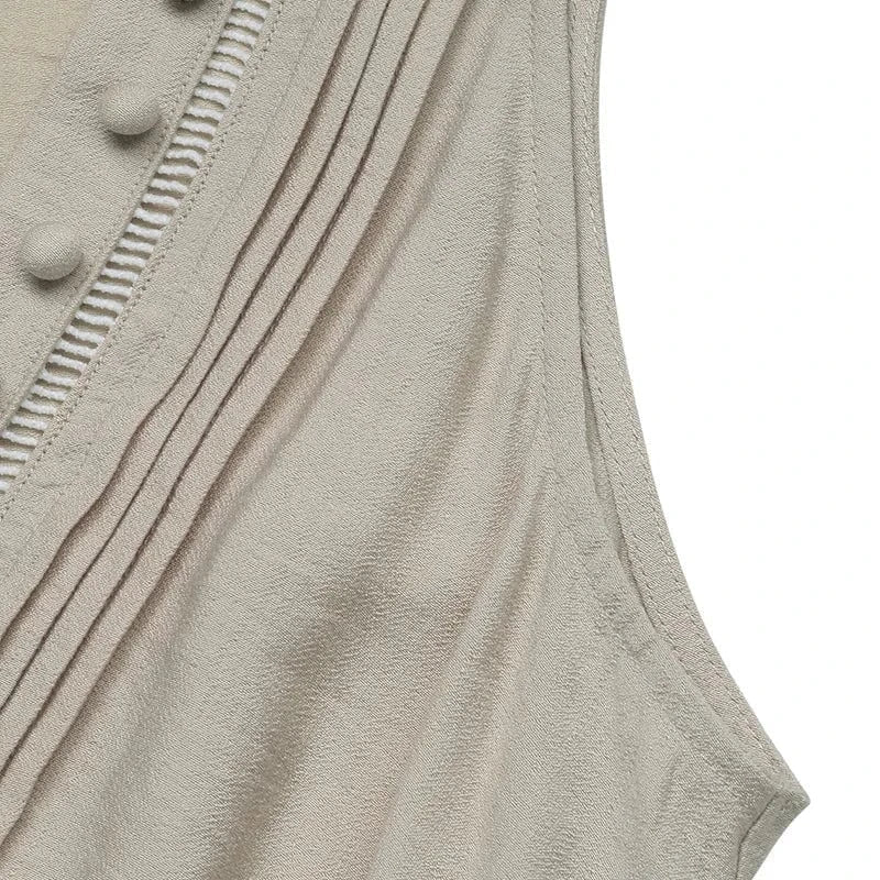 Beige klänning maxi