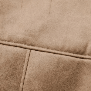 Beige shearlingjacka