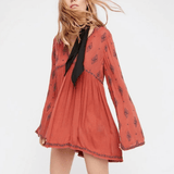 Boho klänning Orange / S