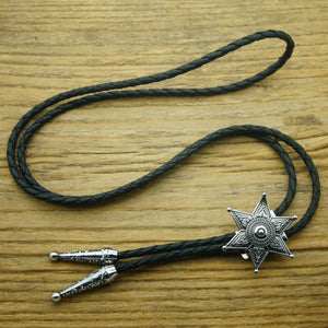 Bolo tie i silver med stjärnhänge Silver