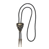 Bolo tie med dödskalle i vintage-stil Guld