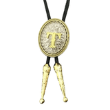 Bolo tie med initial A–Z i tvåtonad metall T