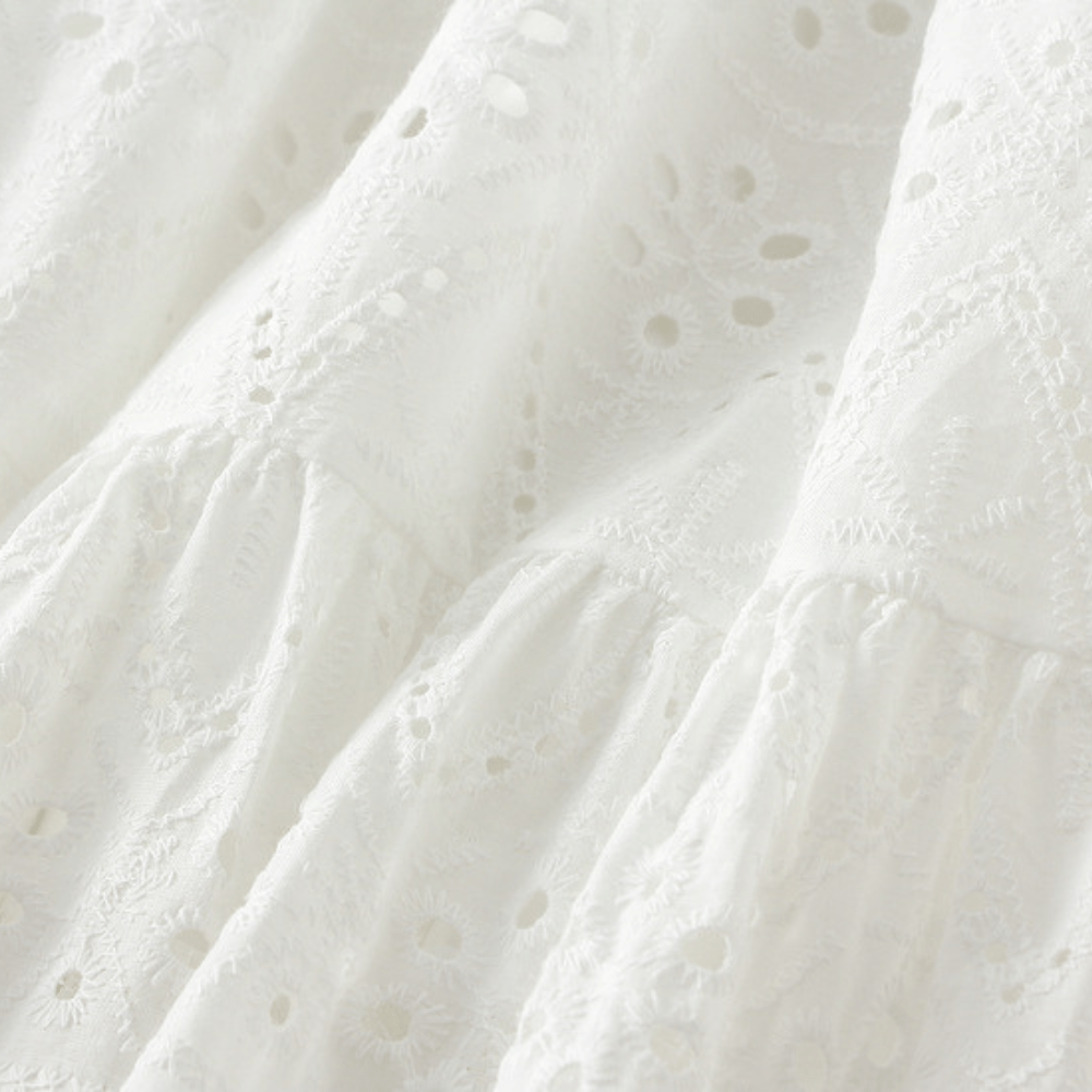 Broderie anglaise kjol