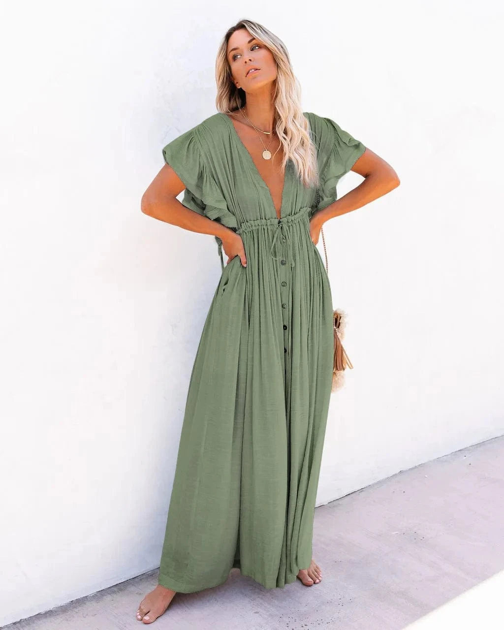 Bröllop westerntema klänning