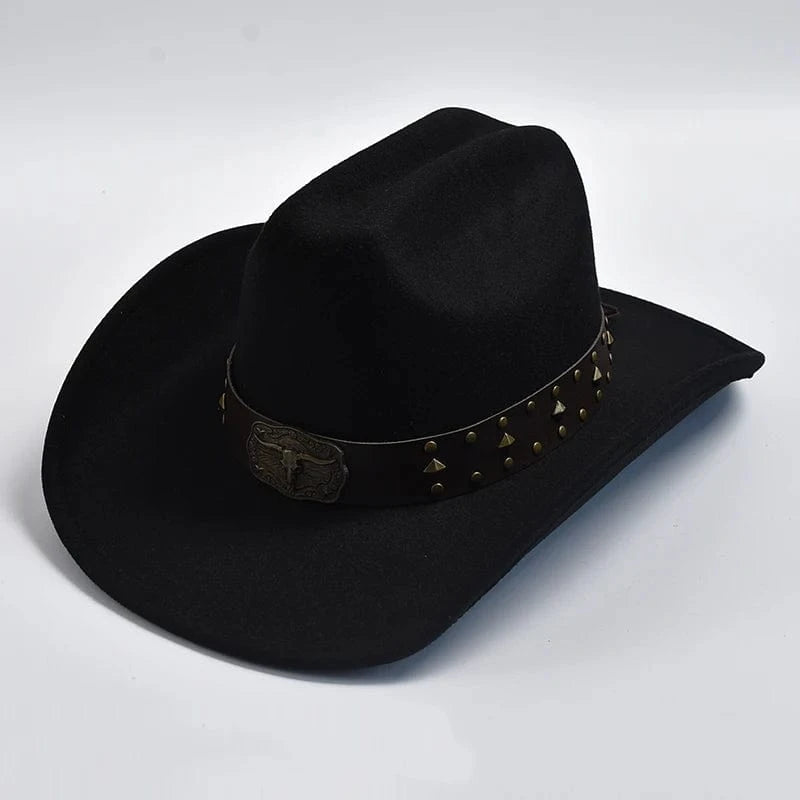 Cattleman cowboyhatt Svart / One Size