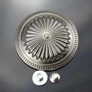 Concho Antiksilver Daisyformad Antiksilver / 37mm
