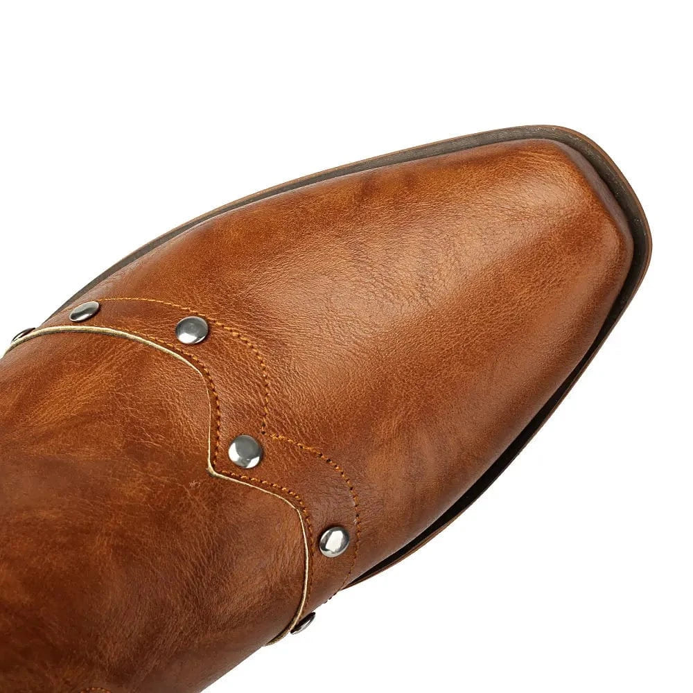 Cowgirl Boots med Nitdetaljer