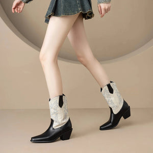 Cowboy boots låga