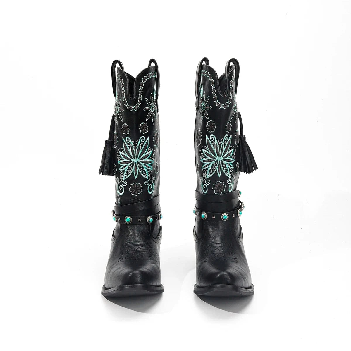 Cowboy skor svarta boots
