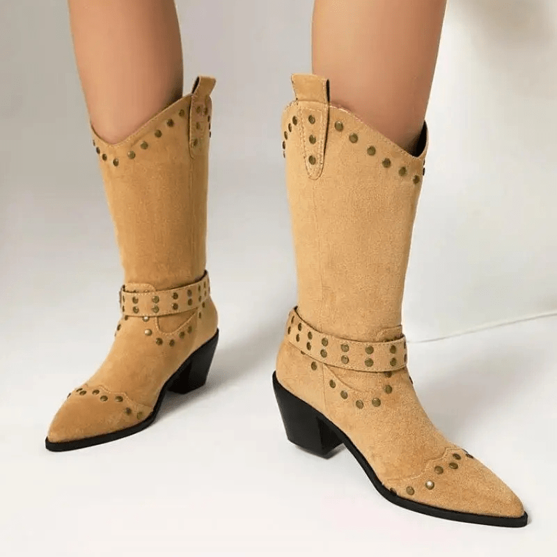Cowgirl boots mocka