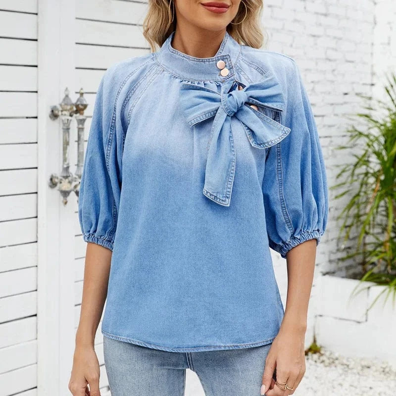 Denim blus
