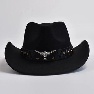 Elegant cowboyhatt i filt