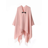 Elegant poncho jacka dam Rosa / One Size