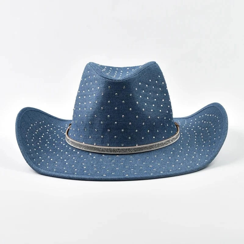 Elegant Westernhatt med Strass