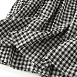 Gingham kjol