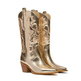 Gyllene cowboyboots Guld / 35.5