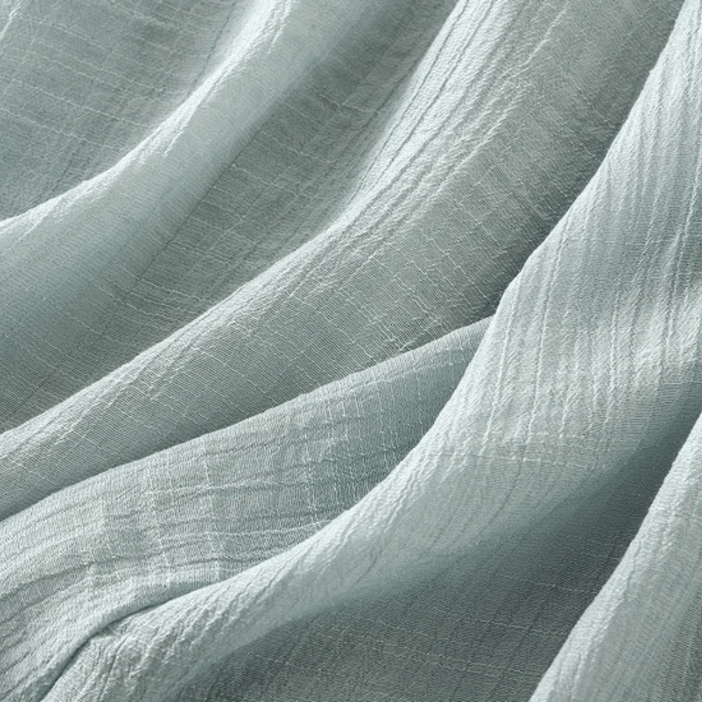 Långkjol i linne med dragsko