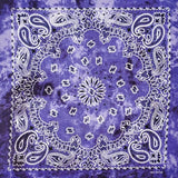 Lila Tie-Dye Paisley Bandana Lila