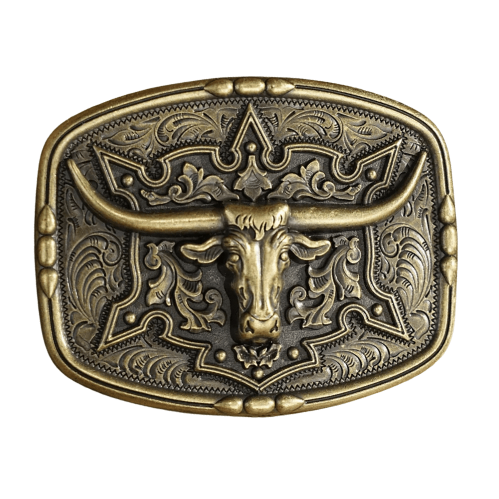 Longhorn Bältesspännen Western Stilar Stil 6