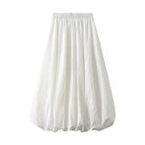 Puffig kjol Vit / One Size