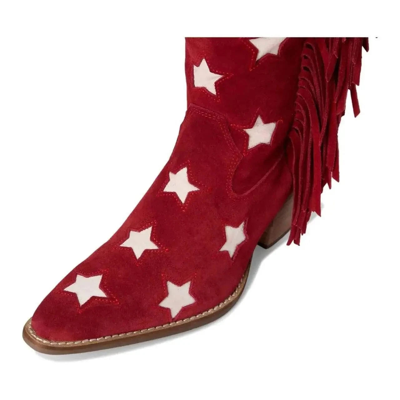 Röda cowboy boots