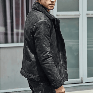 Shearling jacka man
