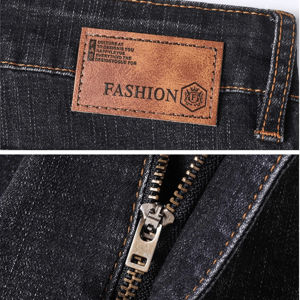 Slim fit stretchjeans för herr