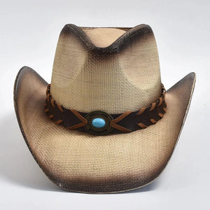 Strå westernhatt