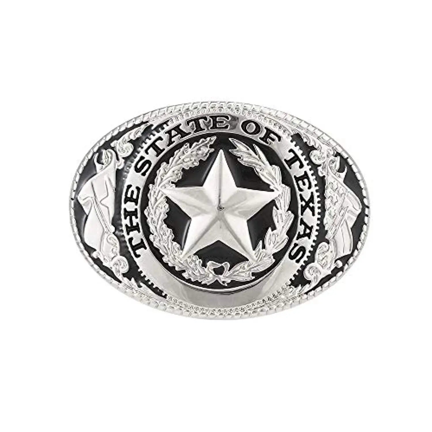 The State of Texas bältesspänne cowboy Silver