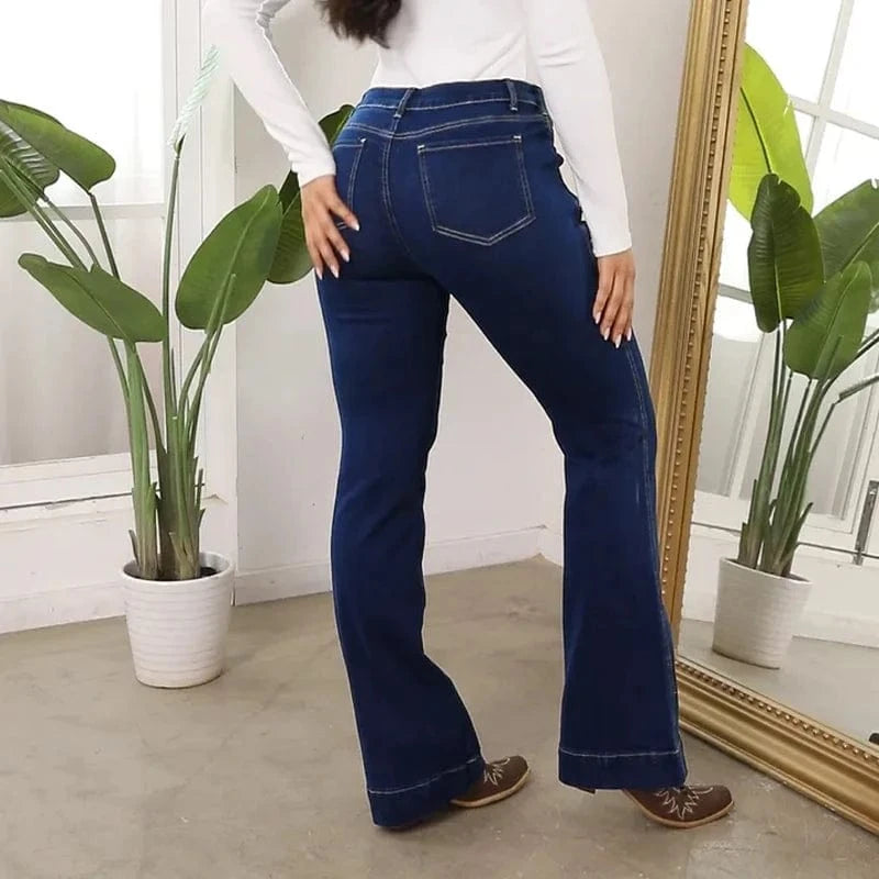 Western bootcut jeans