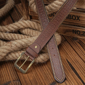Western Cowboy Läderbälte
