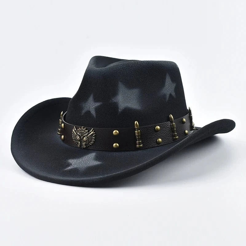 Westernhatt med Stjärnmotiv