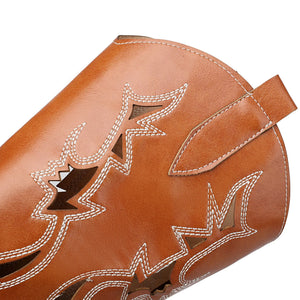 Cowgirl Boots med Utskärningar