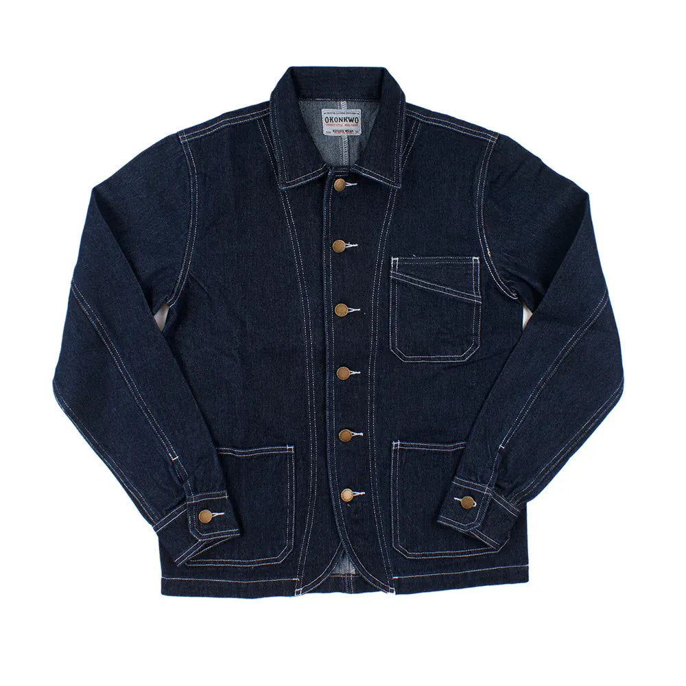 Workwear denim skjorta Djupblå / 36